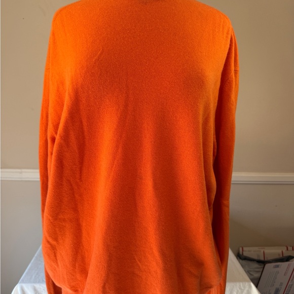 Club Room Estate Cashmere Men’s XL Orange Sweater. - Picture 7 of 7